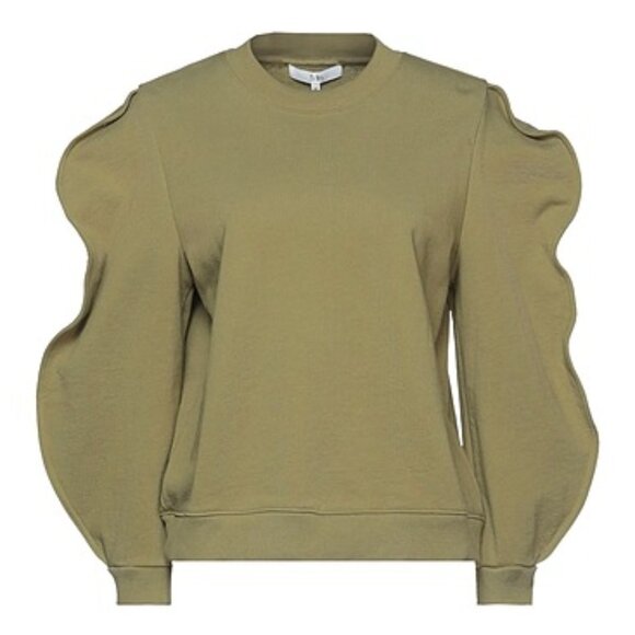 Scallop Sleeve Sweatshirt - Picture 1 of 3